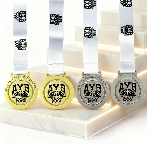 Slam Dunk for Youth, Crown for Glory | AYB Youth Basketball Tournament Medal Customization