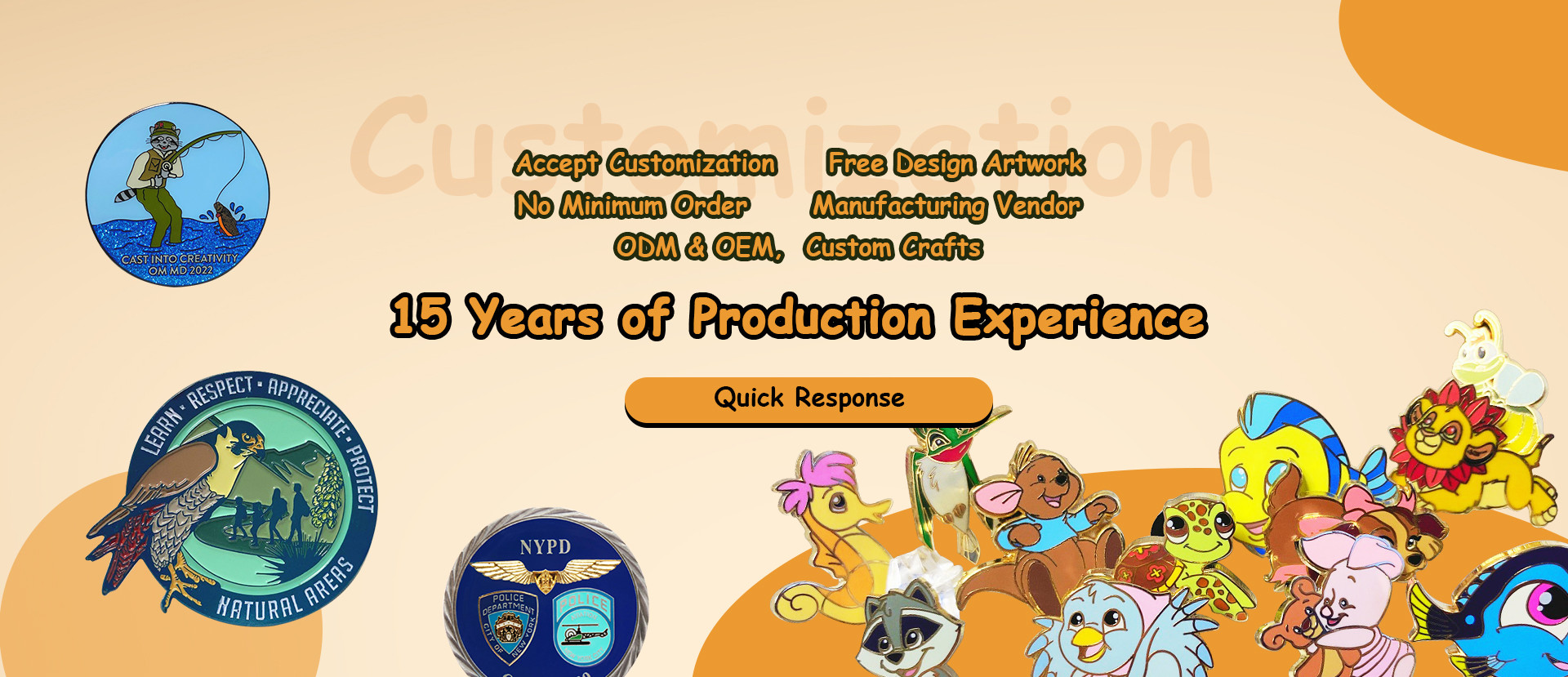 quality Custom Lapel Pins factory