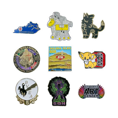 Buy Custom Soft Enamel Lapel Pin with Personalized Logo and Gold/Silver/Copper Plating online manufacture