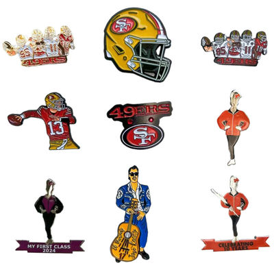 Custom 1.5in Soft Enamel Lapel Pins for Branding