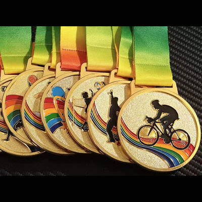 Custom Zinc Alloy Sports Award Medals in 2.25 Inch 2.5 Inch and 3 Inch Sizes for Swimming Club and Ocean Theme Events