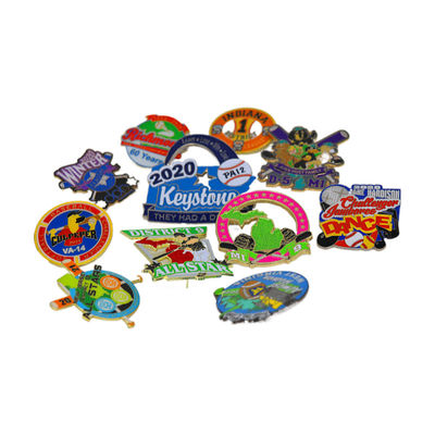 Buy Custom 1.5 Inch Soft Enamel Lapel Pins in Zinc Alloy Metal Badges online manufacture