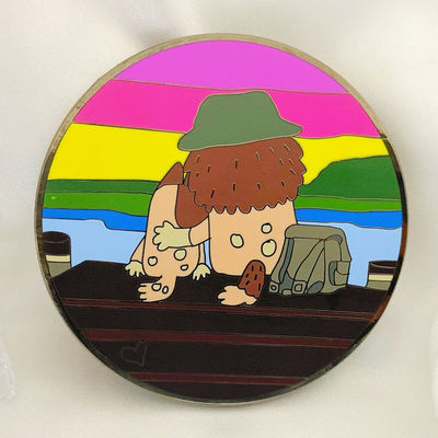 Buy Custom Size Soft Enamel Gold Plating Custom Lapel Pins and Metal Badge online manufacture