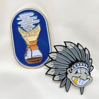 Buy Custom Lapel Pins with Soft Enamel Craft and Gold/Silver/Copper Plating for Personalized Design online manufacture