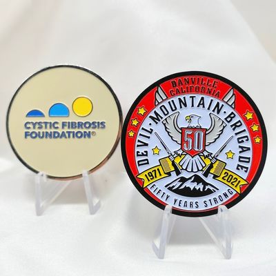 Buy Custom Zinc Alloy Challenge Coin with Die Casting and Custom Logo for Souvenirs and Commemorative Use online manufacture