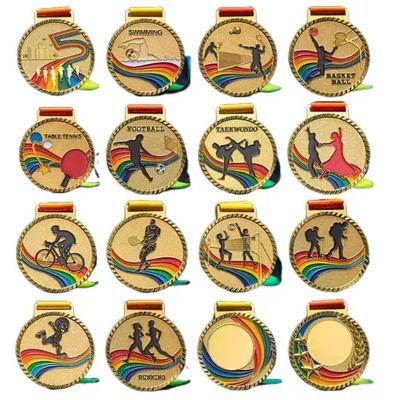 Buy 3D Zinc Alloy Custom Medals with Die Cast Technique for Sports Awards and Personalized Recognition online manufacture
