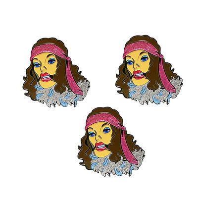 Buy Custom Logo Gold Silver Copper Plating Hard Enamel Lapel Pin Metal Pin Badge online manufacture