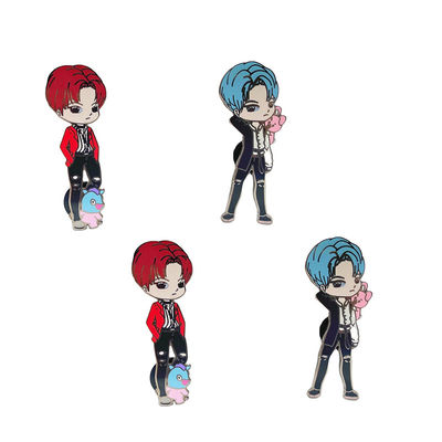 Buy Customized Design Hard Enamel Zinc Alloy Metal Badge Lapel Pin for Identity and Decoration online manufacture