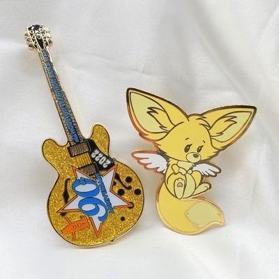 Buy Custom Lapel Pins for Identity Identification with Hard Enamel Craft and Customized Design online manufacture