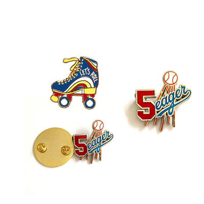 Buy Custom Hard Enamel Lapel Pin with Zinc Alloy Material and Custom Size Options online manufacture