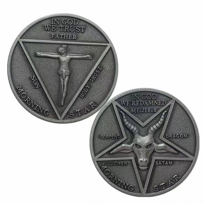 Buy 2.25 Inch Zinc Alloy Custom Coins with Soft Enamel for Commemorative and Challenge Purposes online manufacture