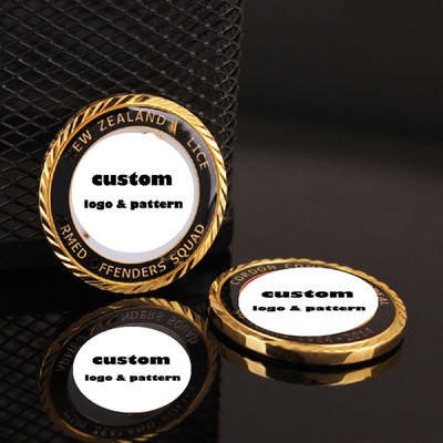Buy Custom Zinc Alloy Challenge Coin with Die Cutting Printing and Custom Logo for Souvenirs online manufacture