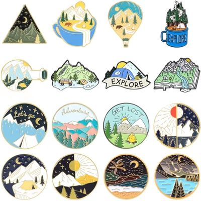 Metal 1.5in Soft Enamel Lapel Pins Badge Metal Hard Custom Metal Pin Badges