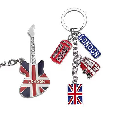 Custom 3D Logo Metal Keychain with Soft Hard Enamel
