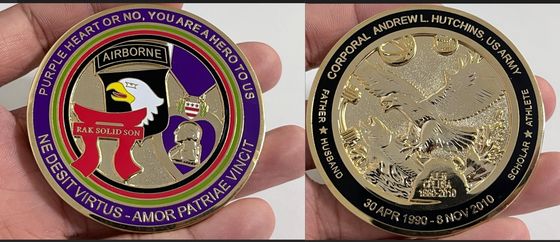 High quality Customizable Souvenir Coin Manufacture's Cheap Metal Crafts Logo Engraved Blank Metal Plated Coin Stamping Technique Mascot