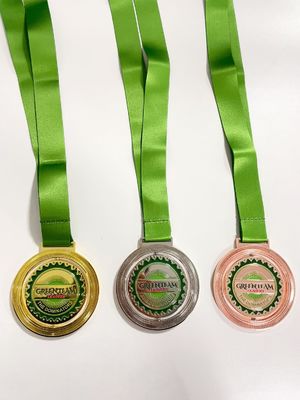 Buy Custom Logo 5K 10K Running Finisher Award Spinning Medal with 3D Enamel Design online manufacture