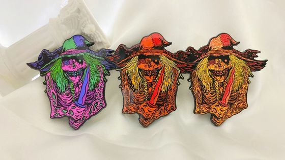 Metal Customer Size Personalized Enamel Glittering Colors Pins Order Pins With Logo