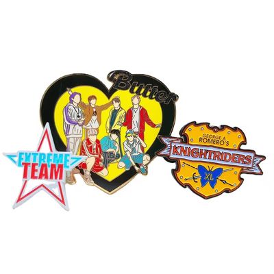 Pin Badge Manufacturer Wholesale Custom Personalized Shapes Cartoon Anime Lapel Pin Maker Metal Soft Hard Enamel Pins