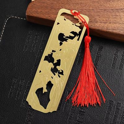 Promotional Gifts Enamel Zinc Alloy Metal Bookmark Custom Personalized Bookmark 3D Cute Cartoon Anime Bookmarks for Book