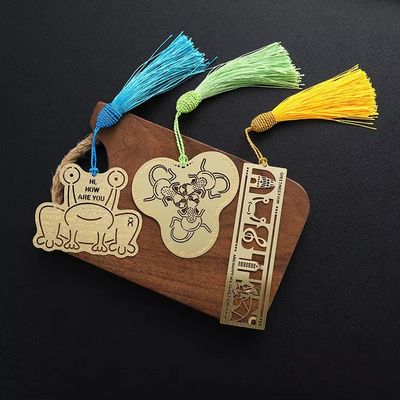 Promotional Gifts Enamel Zinc Alloy Metal Bookmark Custom Personalized Bookmark 3D Cute Cartoon Anime Bookmarks for Book