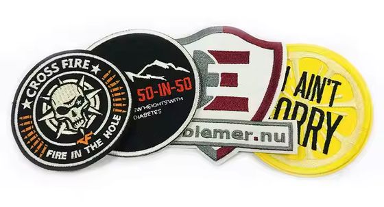 Hot Selling Custom 100% Embroidered Embroidery Patches Sew Iron on for Clothing