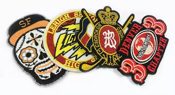 Hot Selling Custom 100% Embroidered Embroidery Patches Sew Iron on for Clothing