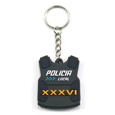Buy Custom Logo PVC Rubber Keychain with 3D/2D Design for Promotional Keyrings online manufacture