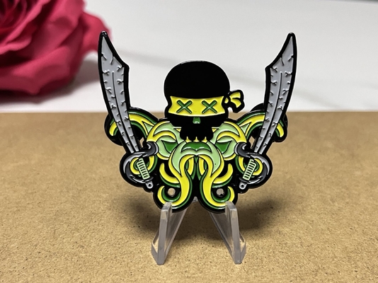 Custom Metal Lapel Pins with Hard or Soft Enamel Finish