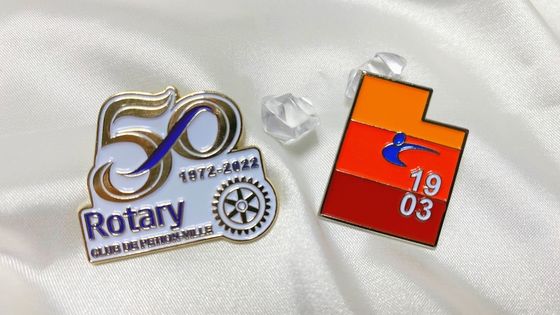 Custom Iron Material Lapel Pin with Butterfly Clutch and Personalized Design for Gifts