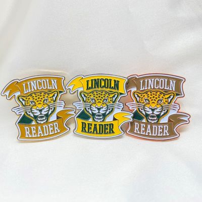 Custom Lapel Pin with Personalized Design Iron Material and Silver Plating for Gifts