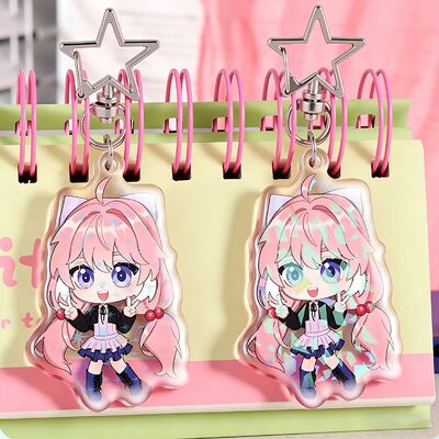 buy Custom Acrylic Keychain with Personalized Color Options for Promotional Use and Transparent Craftsmanship online manufacture