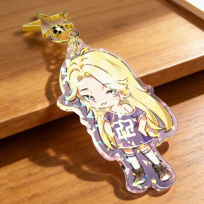 Buy Custom Fashion Cartoon Acrylic Keychain Acrylic Charms Decoration Clear Acrylic Keychain online manufacture