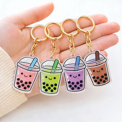 Buy Wholesales Holographic Keychain Lenticular Acrylic Key Chain Custom Key Ring Acrylic Charms Custom Acrylic Keychain online manufacture