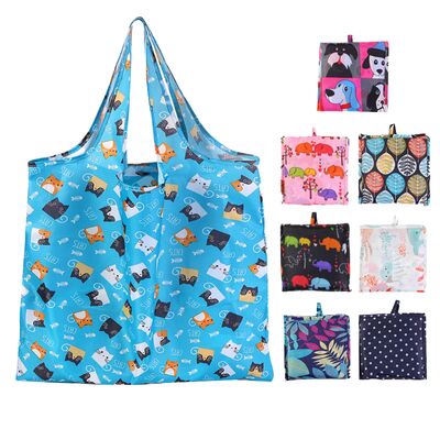 Buy Custom Tote Bag - Foldable Square Reusable Polyester Shopping Bag, Fashion & Portable Design online manufacture