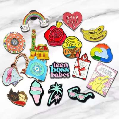 Buy Custom Lapel Pins - Hard Enamel Metal Badges for Employee Recognition online manufacture