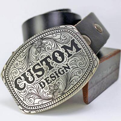 Buy Custom Zinc Alloy Belt Buckle for Men with Logo 3-3.5 Inch online manufacture