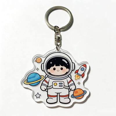 Buy Custom Transparent Acrylic Keychain Cute and Colorful Animal Keychain online manufacture