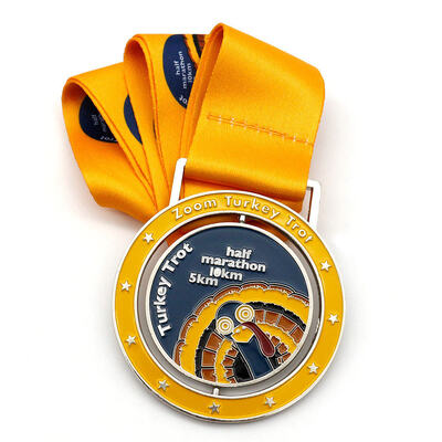 Buy Design Your Own Custom Sport Medal – 3D Zinc Alloy with Gold UV Printing for Marathon, Graduation & Awards online manufacture
