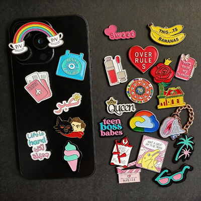 Buy Custom Metal Phone Sticker – Zinc Alloy Badge with Strong Adhesive – Wholesale online manufacture