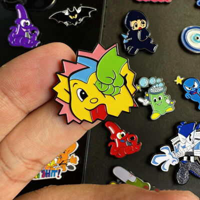 Buy Custom Phone Sticker Metal Badges Metal Lapel Pin for Mobile Phone online manufacture