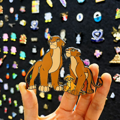 Buy Custom Enamel Pin – Soft/Hard Finish with Glitter & UV Print – Cute Cartoon Anime Logo Badge online manufacture