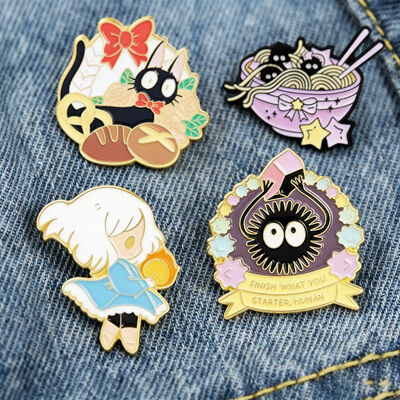 Buy Custom Gold Plated Lapel Pins with Soft Enamel and Custom Logo for Branding online manufacture