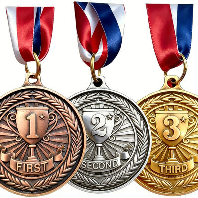Buy Custom 3D zinc alloy sport medals with gold UV printing for marathon, graduation, and awards. online manufacture