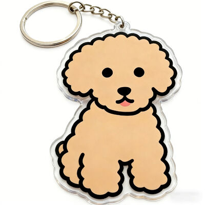 Buy Cartoon Anime Keychain Custom Glitter Epoxy Clear Acrylic With Logo For Bags Gifts Wholesale Manufacturer online manufacture