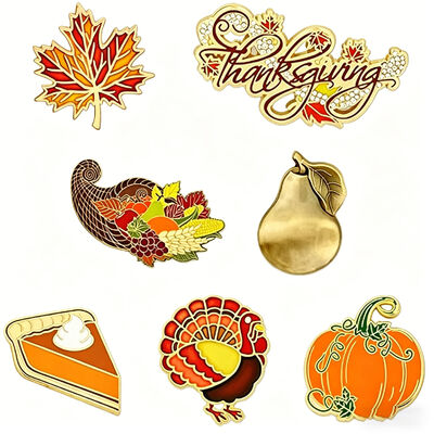 Buy Custom metal hat pins and enamel brooches for clothes decoration from a fashion pin manufacturer. online manufacture