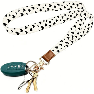 Buy Keychain Lanyard Holder Cute Long Golden Clasp For Keys Wallet ID Badge Women Wholesale online manufacture