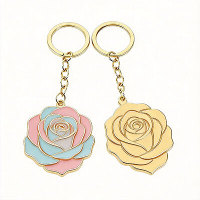 Buy Custom 3D keychain in metal alloy with soft/hard enamel and UV print for wholesale fashion. online manufacture