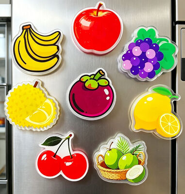 Buy Magnetic Fridge Sticker Custom Acrylic Strong Magnetic Sizes Shapes Wholesale online manufacture