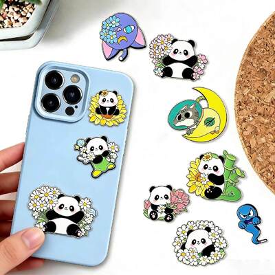Buy Custom 3M Gold Metal Sticker with Zinc Alloy Construction for Residue-Free Mobile Phone Decoration online manufacture