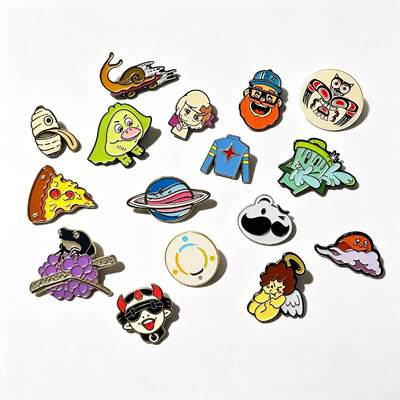Buy Custom Gold Plated Anime Cartoon Soft Enamel Lapel Pin Metal Badge for Sports Fashion online manufacture